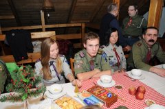 Wigilijka kadry hufca w Czyżowicach 2014