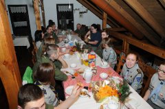 Wigilijka kadry hufca w Czyżowicach 2014